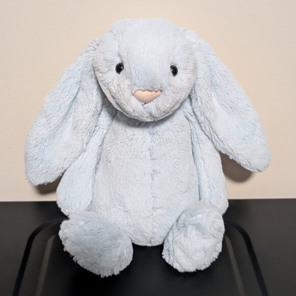 SOLD - Jellycat Medium Bashful Bunny Blue - Picture 1 of 5